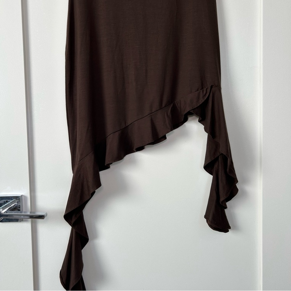 Reformation Quinley Knit Dress Brown Size Small - Picture 6 of 10